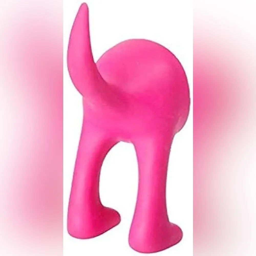 IKEA Pink Dog Tail Leash Hook